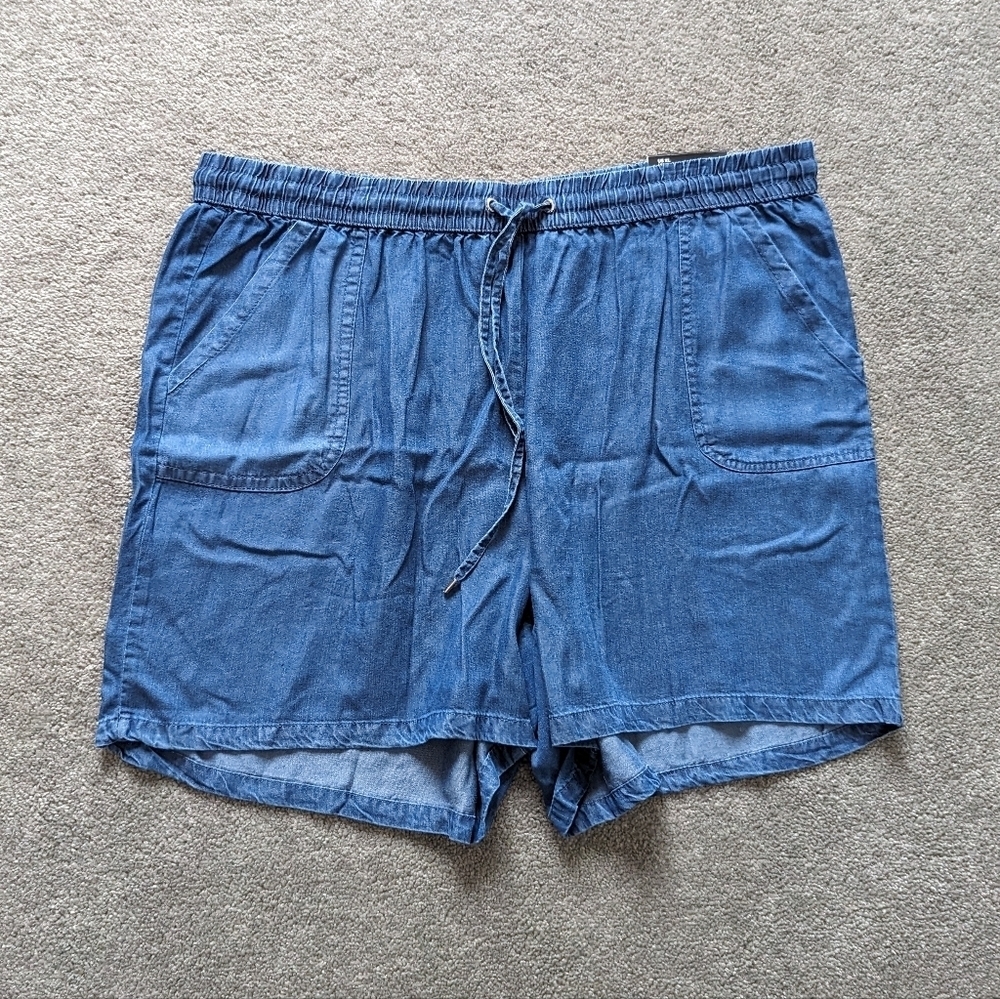 Jones New York Signature denim jean shorts lightweight women's XLarge